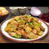 Картошка по домашнему с курицей