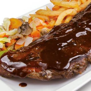 Costillar Con Salsa Barbacoa (medio)