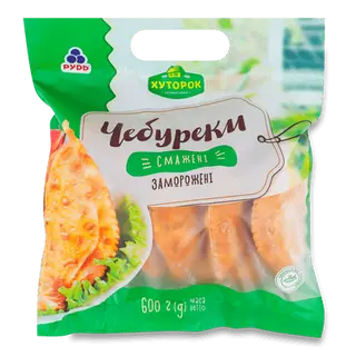 Чебуреки Хуторок смажені заморожені (600г)