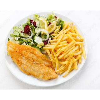 Fish Fillet with Creamed Spinach