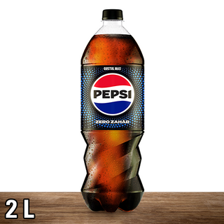 Pepsi Zero Zahar, Bautura Cola, Pet, 2L