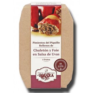 Pimientos Del Piquillo Rellenos De Hongos En Salsa De Manzana