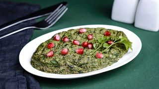 ისპანახი ნიგვზით 1 პორცია