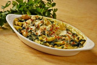 Penne con Pollo e Gorgonzola
