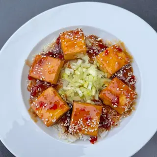 Tofu Coreean cu orez  -  de post - 400g