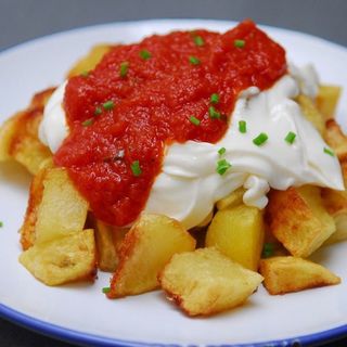 Patatas dos salsas