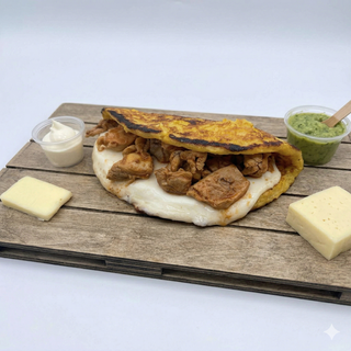 Cachapa De Pollo Sazonado (1 Ud.)