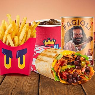 Western Kebab con Fagioli alla Bud Spencer Menu