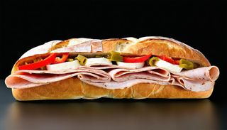 Panino Mara - servito con patate fritte