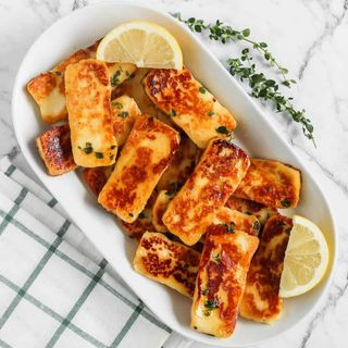 Honey-Glazed Halloumi