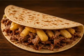 Piadina carne e patate