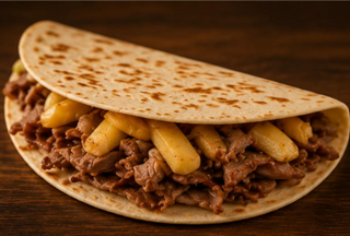 Piadina carne e patate