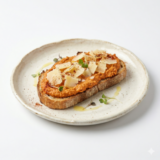 Tostada Con Hummus E Idiazabal