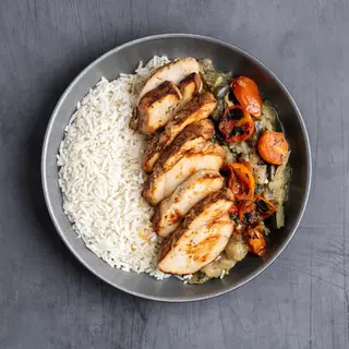 Pollo Carter con Arroz y Salteado Fit de Verduras