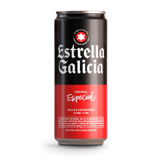 Cerveza Estrella Galicia Lata (33cl.)