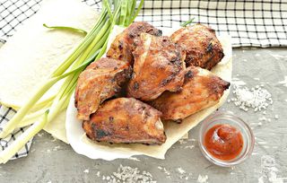 шашлык из куриных крылышек