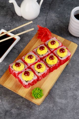 Теплые роллы "Запеченная Калифорния"