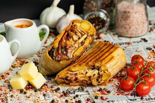 Cheese kebab vegetarian