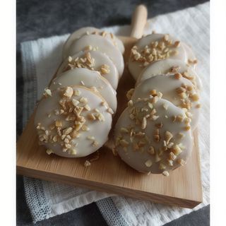 Galletas choco blanco y almendras (9u) SIN GLUTEN