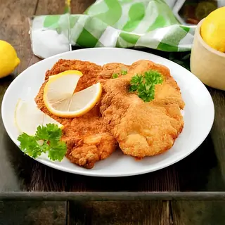 Escalopes De Poulet Panées