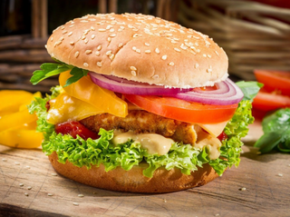 Hamburguesa De Pollo Simple
