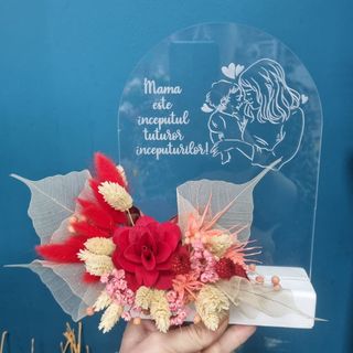 PLacuta din plexiglas -IUBIRE PENTRU MAMA