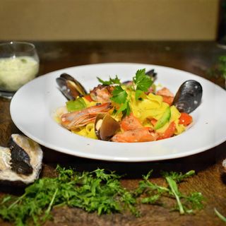 Tagliatele cu fructe de mare