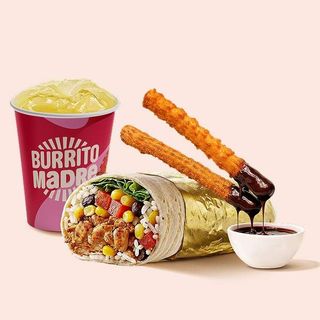 Achiote piletina Burrito obrok.