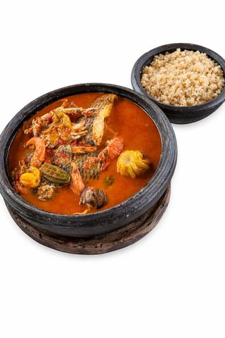 Soupe Du Pêcheur & Attiéké