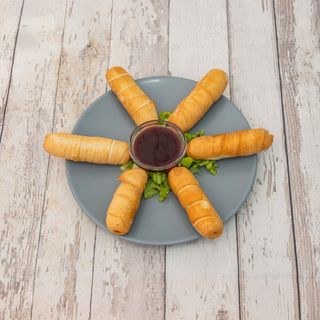 Ración de tequeños y queso (6 uds.)