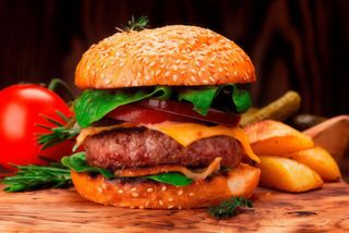 Hamburguesa de carne normal