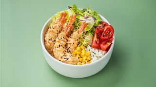 Боул с креветками XL