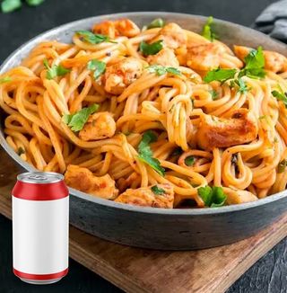 Pâtes Escalope + Soda