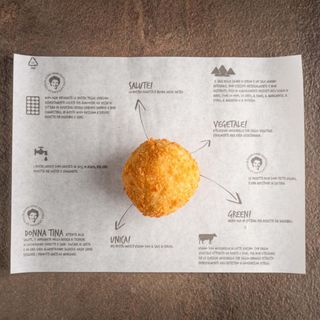 Palla di riso bianca