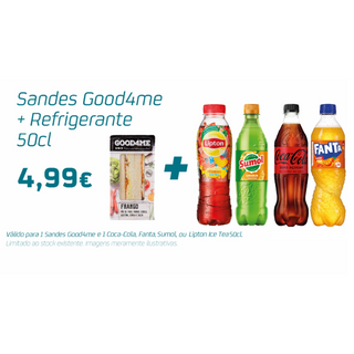 Menu Sandes + Refrigerante 0,5l