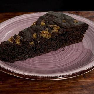 Tarta de brownie de chocolate