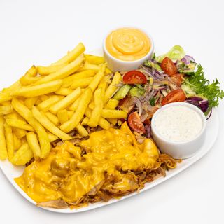 Talerz zapiekany z serem