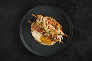 Шашлик з курячого філе з беконом (300г)
