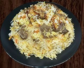 Beef biryani