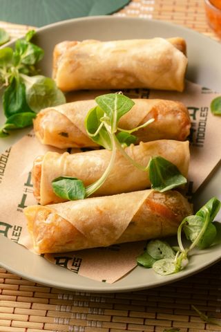 Involtini primavera vegetali homemade