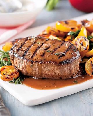 Filet de bœuf au charbon