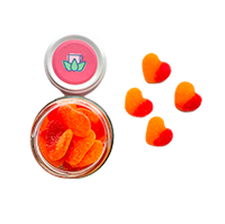 Tarro Corazones Melocoton 250Ml.