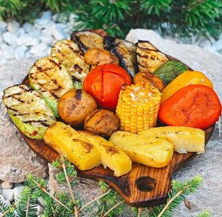 Ассорти из овощей на мангале