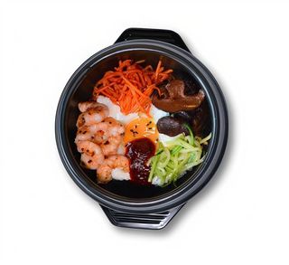 Bibimbap De Langostinos