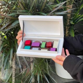 Boite chocolat 100 g blanche