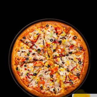 Pizza Frango Tikka Média