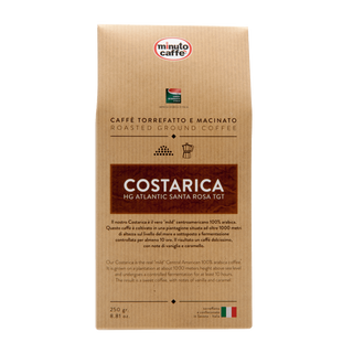 Costarica Hg macinato 250 grammi sottovuoto