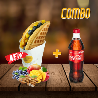 WAFFLE, MANGO, AFINE FRESH, MIGDALE + Coca Cola