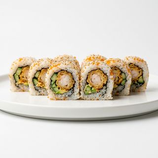 92.Uramaki De Gambas En Tempura (8 Pzas.)