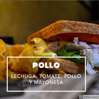 sándwich de pollo